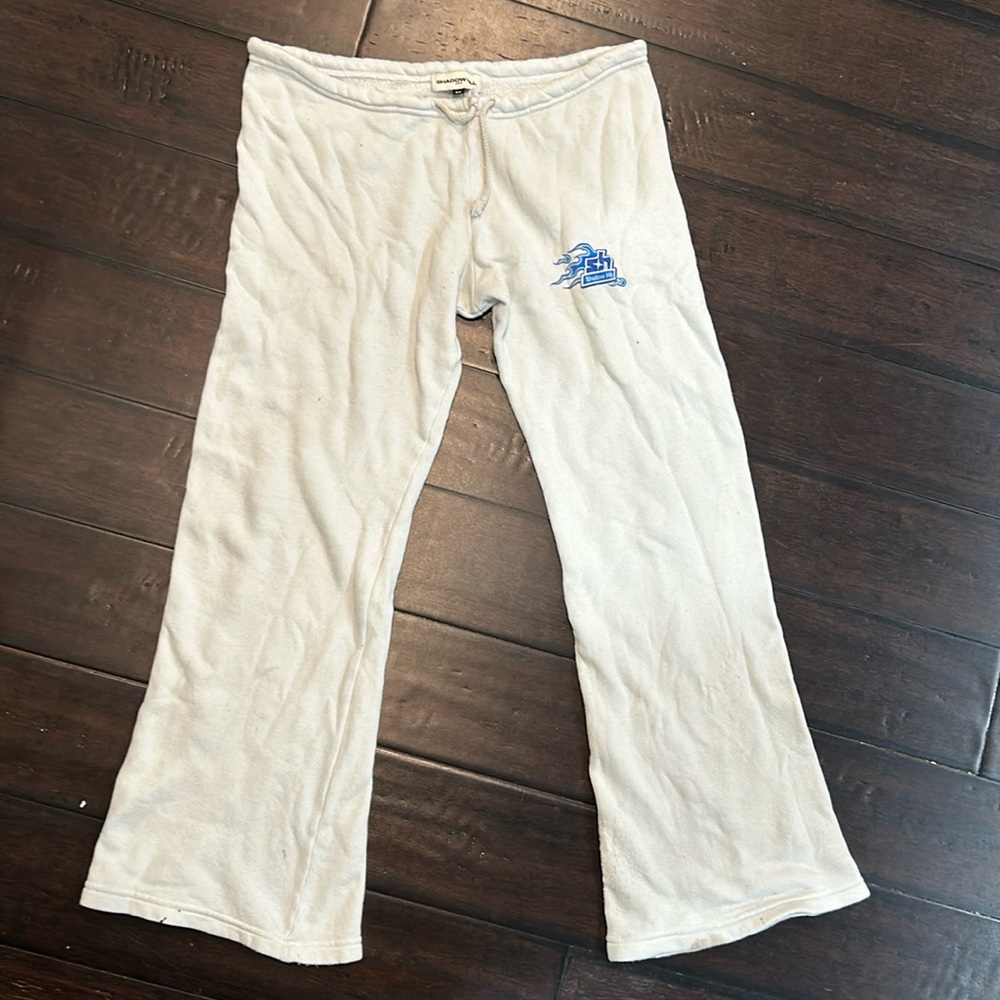 Low waisted drop waist Shadow Hill sweatpants bootleg bootcut lounge pants M med